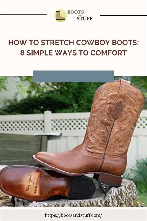 easy way to stretch boots.